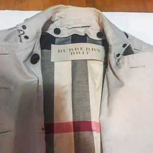 Burberry Double Breasted Trench Coat